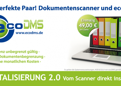 Flyer Design für ecoDMS