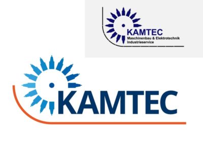 Logo Redesign KAMTEC (Maschinenbau & Industrieservice): Vorher/Nachher