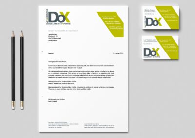 Visitenkarten & Geschäftspapier – DOX GmbH