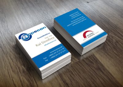 Visitenkarten Design appecon GmbH
